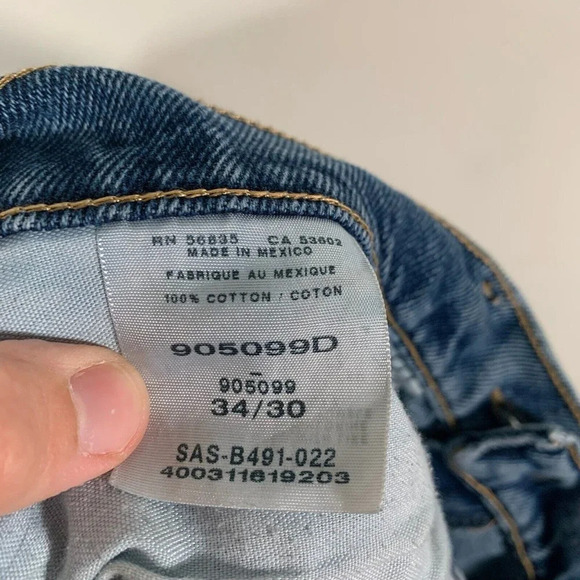 Cabela’s Shorts size 34” Medium Wash Cut Off Denim Jean Shorts - Picture 9 of 9